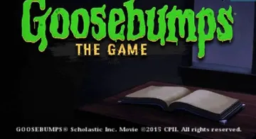 Goosebumps - The Game (Europe) screen shot title